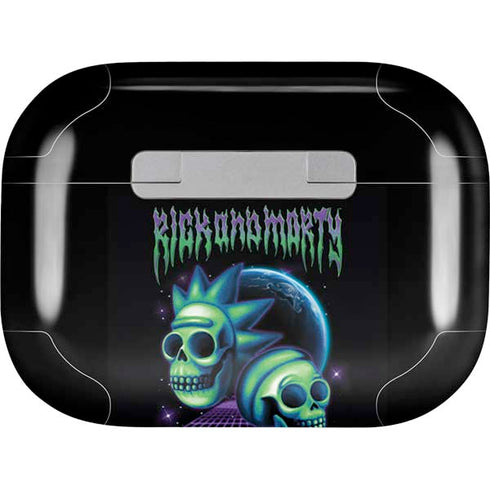 Adult Swim Rick and Morty Neon Skulls Apple AirPods Pro Skin